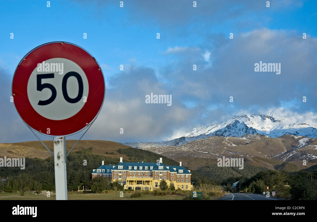 Mt. Ngauruhoe. Tongariro National Park, North Island. Neuseeland Stockfoto