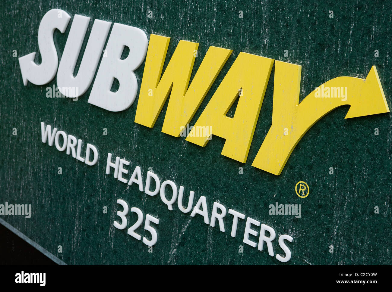 Der weltweite Hauptsitz von Subway® Restaurants. Stockfoto