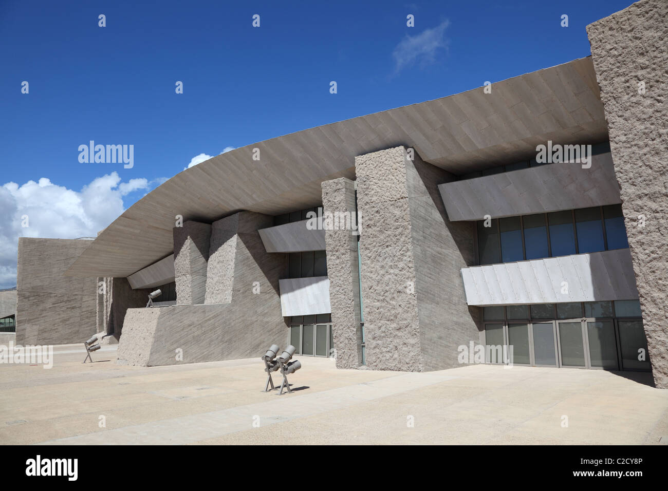 Futuristische Gebäude des Kongresszentrums Teneriffa-Süd Stockfoto