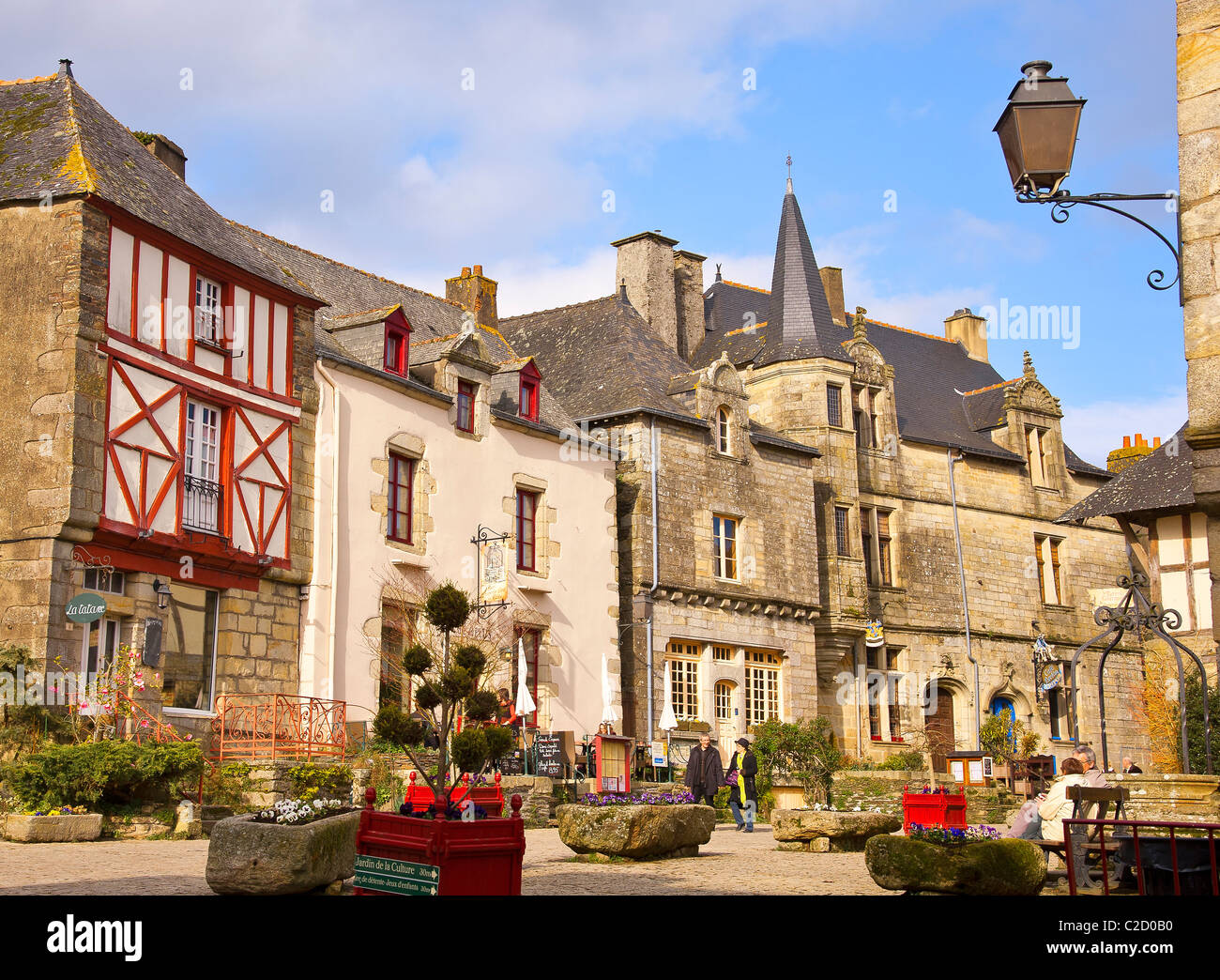 Rochefort-En-Terre (56220), Morbihan, Bretagne, Frankreich, Europa. Stockfoto