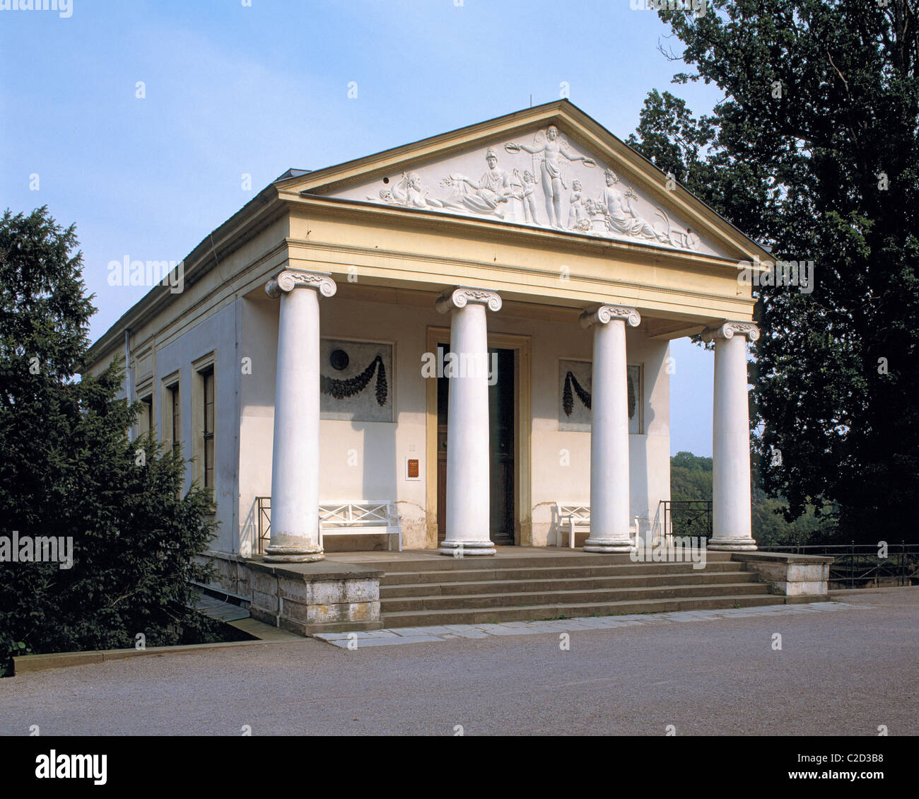Roemisches Haus Im Park Einer Der Ilm In Weimar Thuringen Stockfotografie Alamy