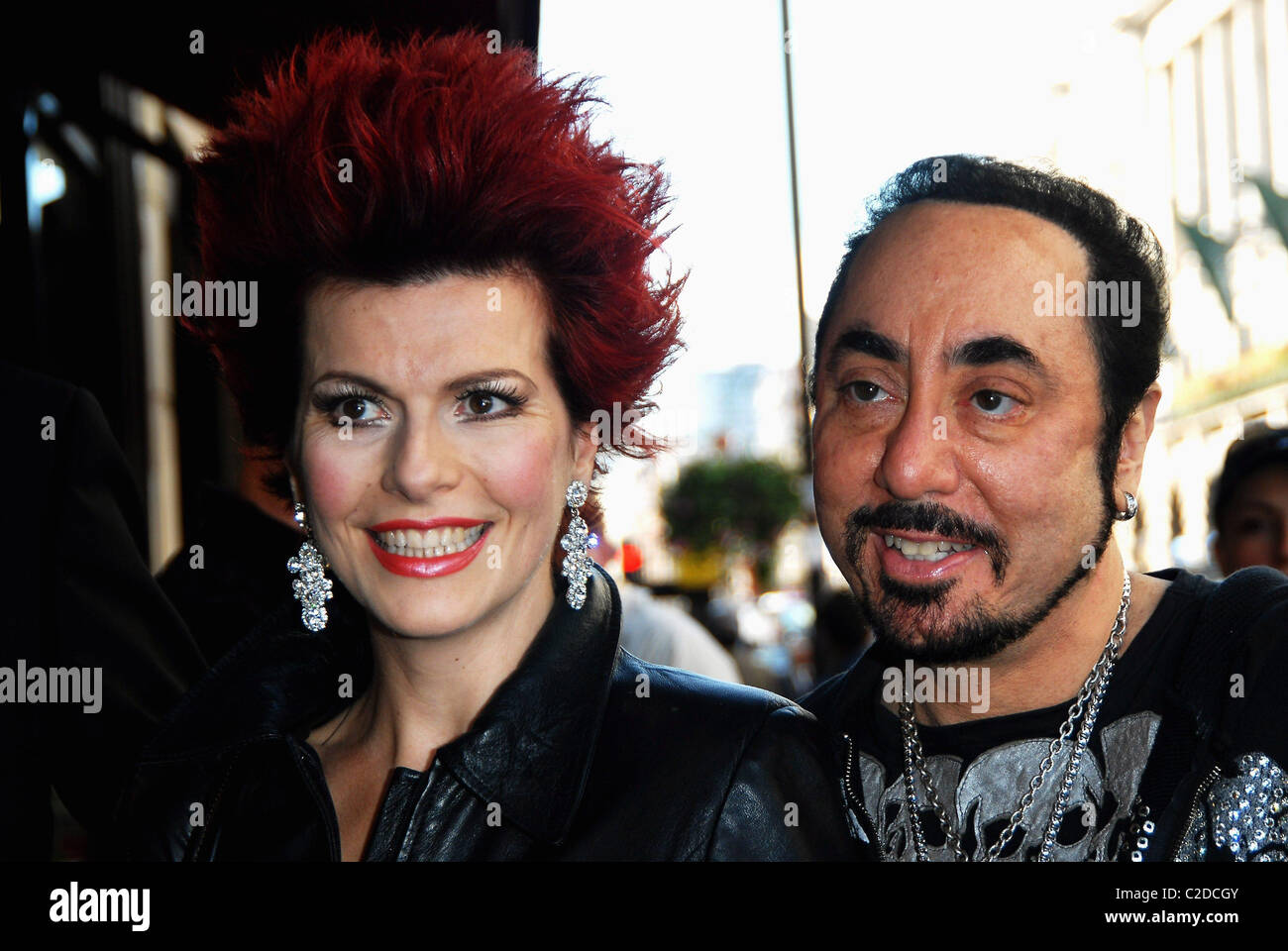 Cleo Rocos und David Gest geladen Laftas Comedy Awards 2007 Le Pigalle Club London, England - 04.10.07 Stockfoto