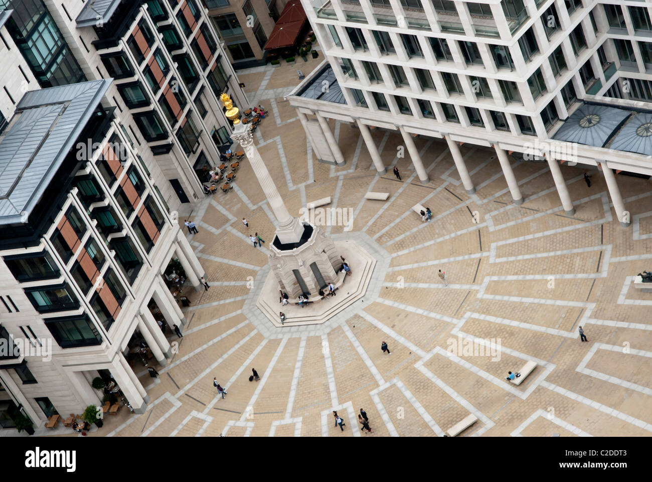 Luftaufnahmen der London - LSE oben Stockfoto