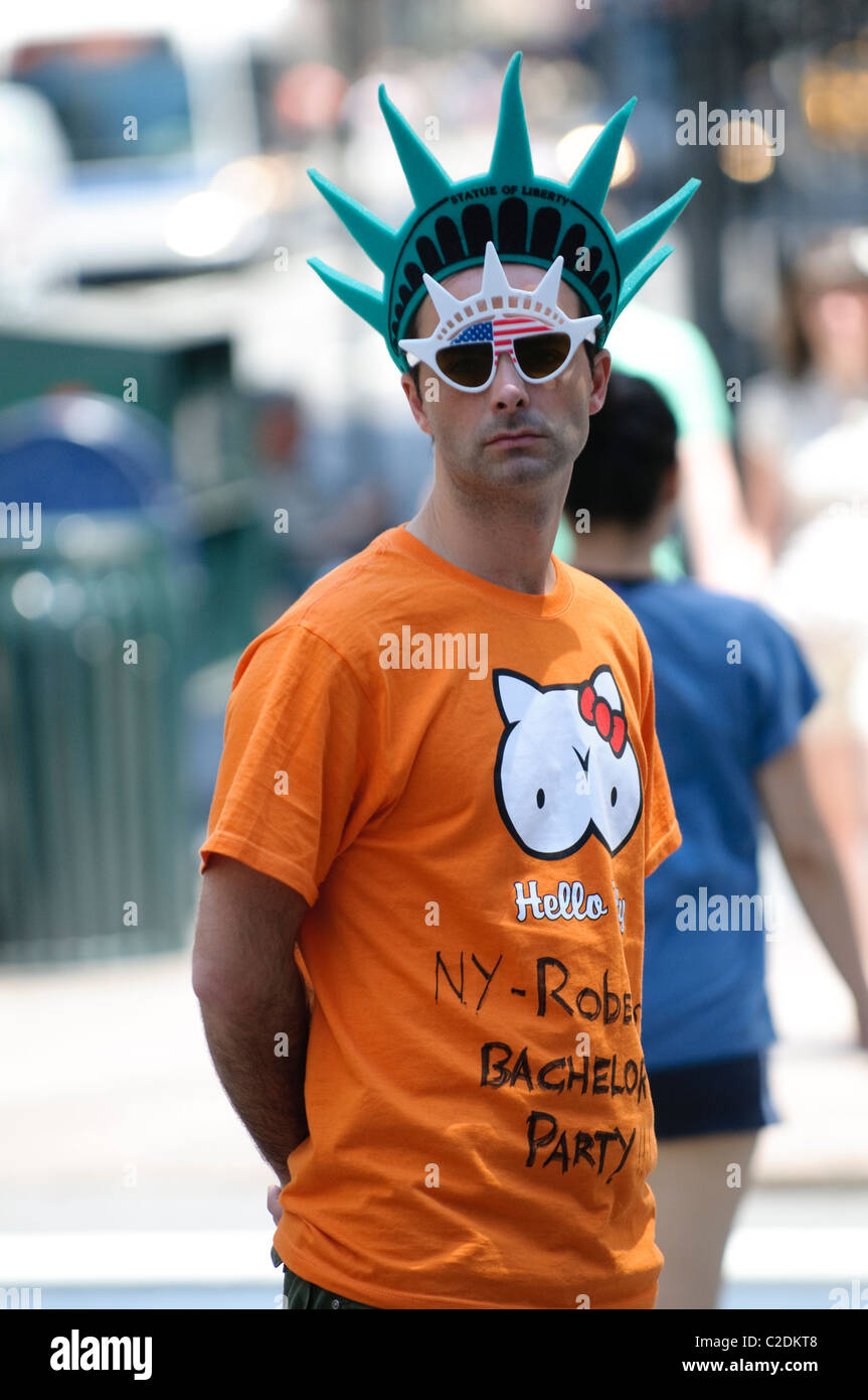 Lustige Porträt, New York City, New York State, USA Stockfoto