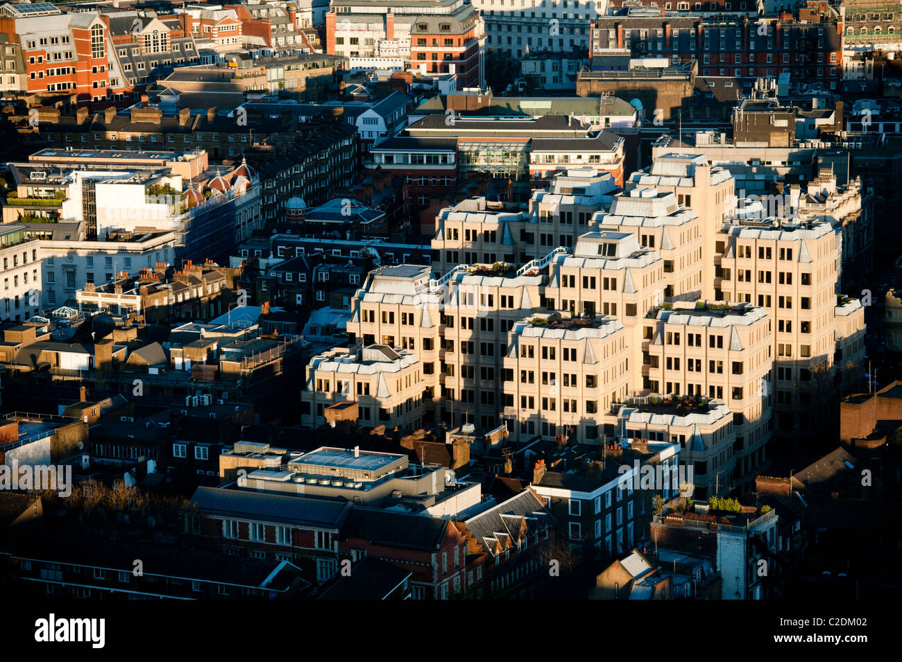 Luftaufnahmen von London Stockfoto