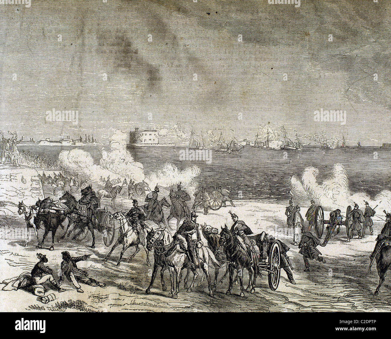 USA. Der amerikanische Bürgerkrieg (1861-1865). Stockfoto