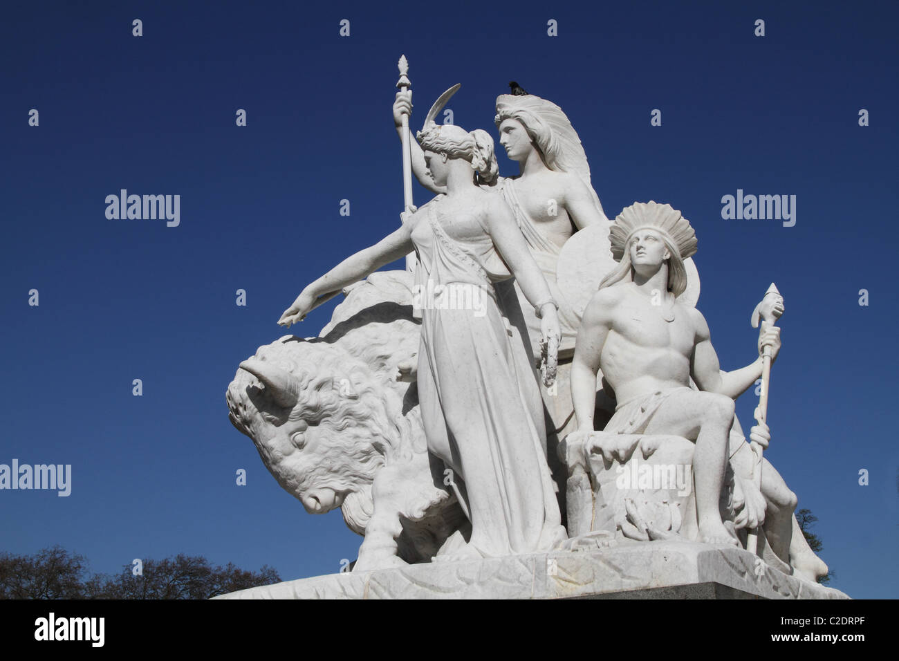 Albert Memorial Denkmal London Stockfoto