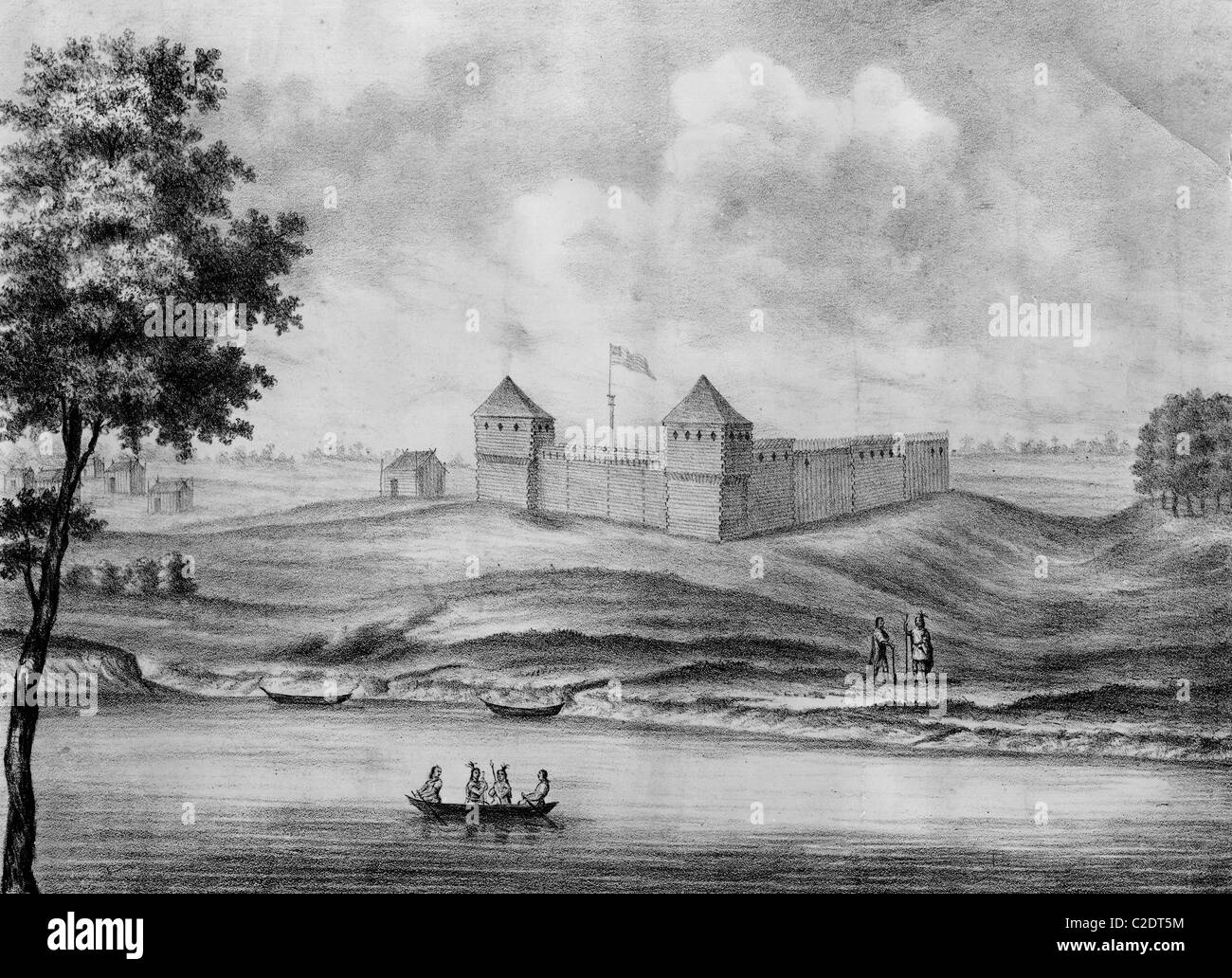 Fort Harrison, Indiana Stockfoto