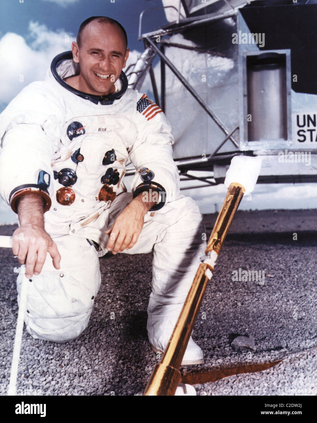 Porträt des Alan L. Bean Stockfoto