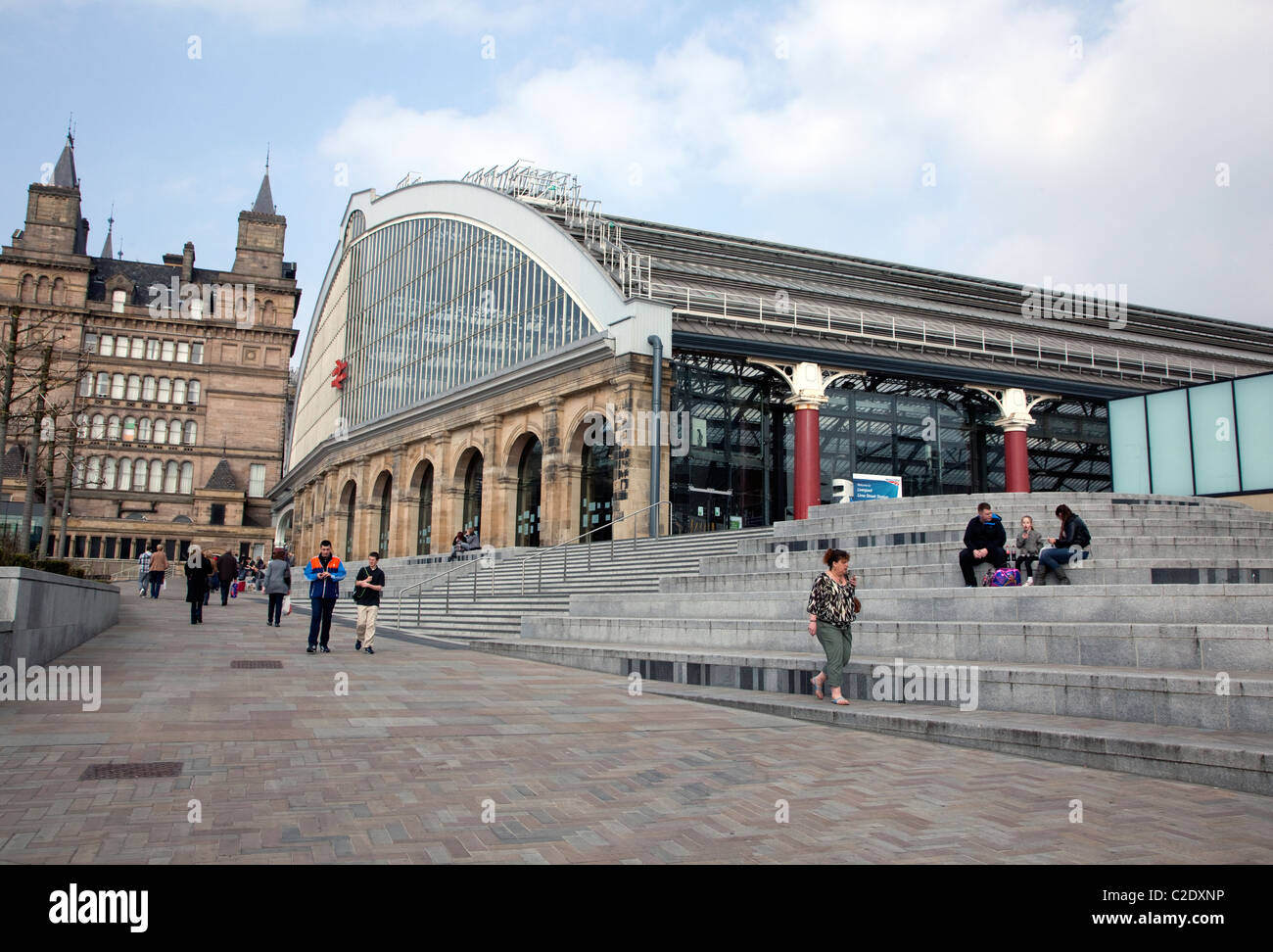 Lime Street Railway Station, Liverpool Stockfoto