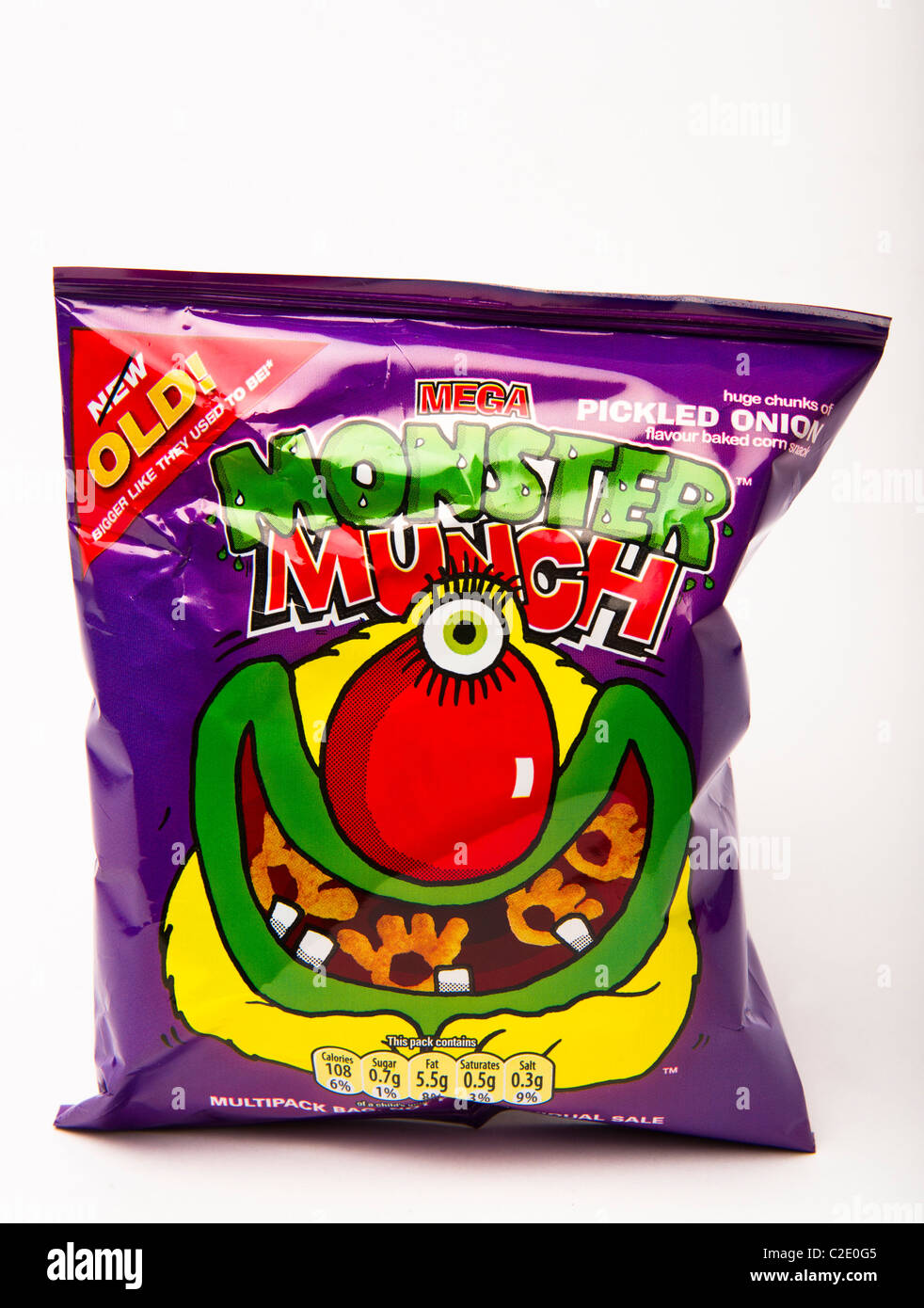 eingelegten Zwiebeln Monster munch Stockfoto