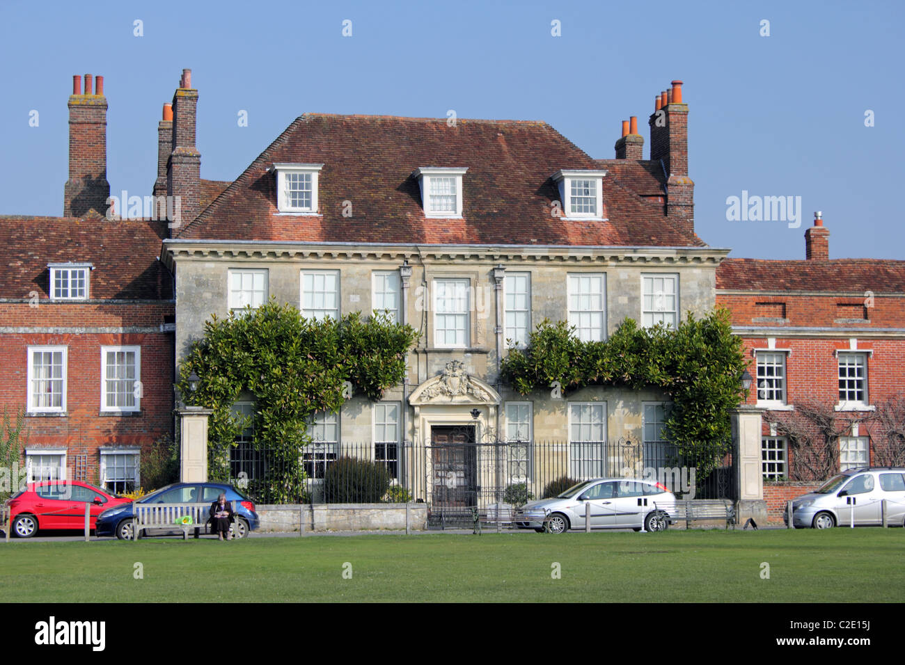 Mompesson Haus, Dom zu schließen, Salisbury, England, UK Stockfoto