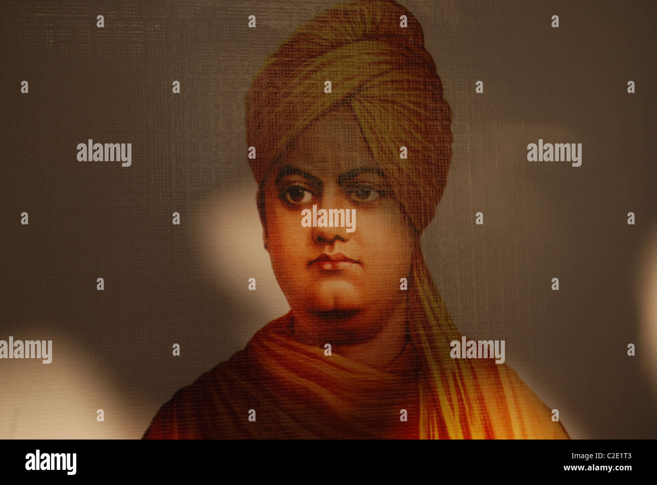 Zeichnung von Swami Vivekananda, Indien Stockfoto