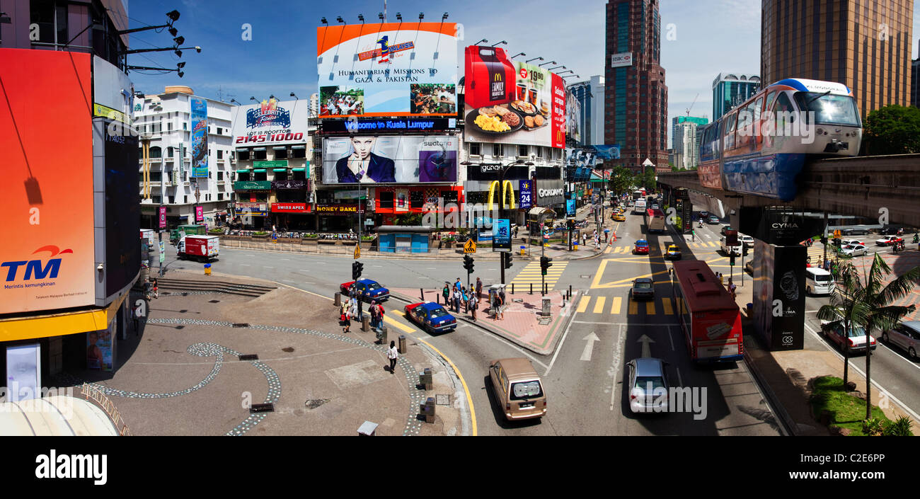 Bukit Bintang, Kuala Lumpur Stockfoto