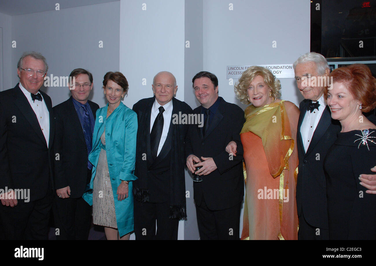 Nathan Lane, Suzanne Roberts, Ralph Roberts und Gäste Suzanne Roberts-Theater-Eröffnungs-Gala - ein Abend mit Terrence McNally Stockfoto