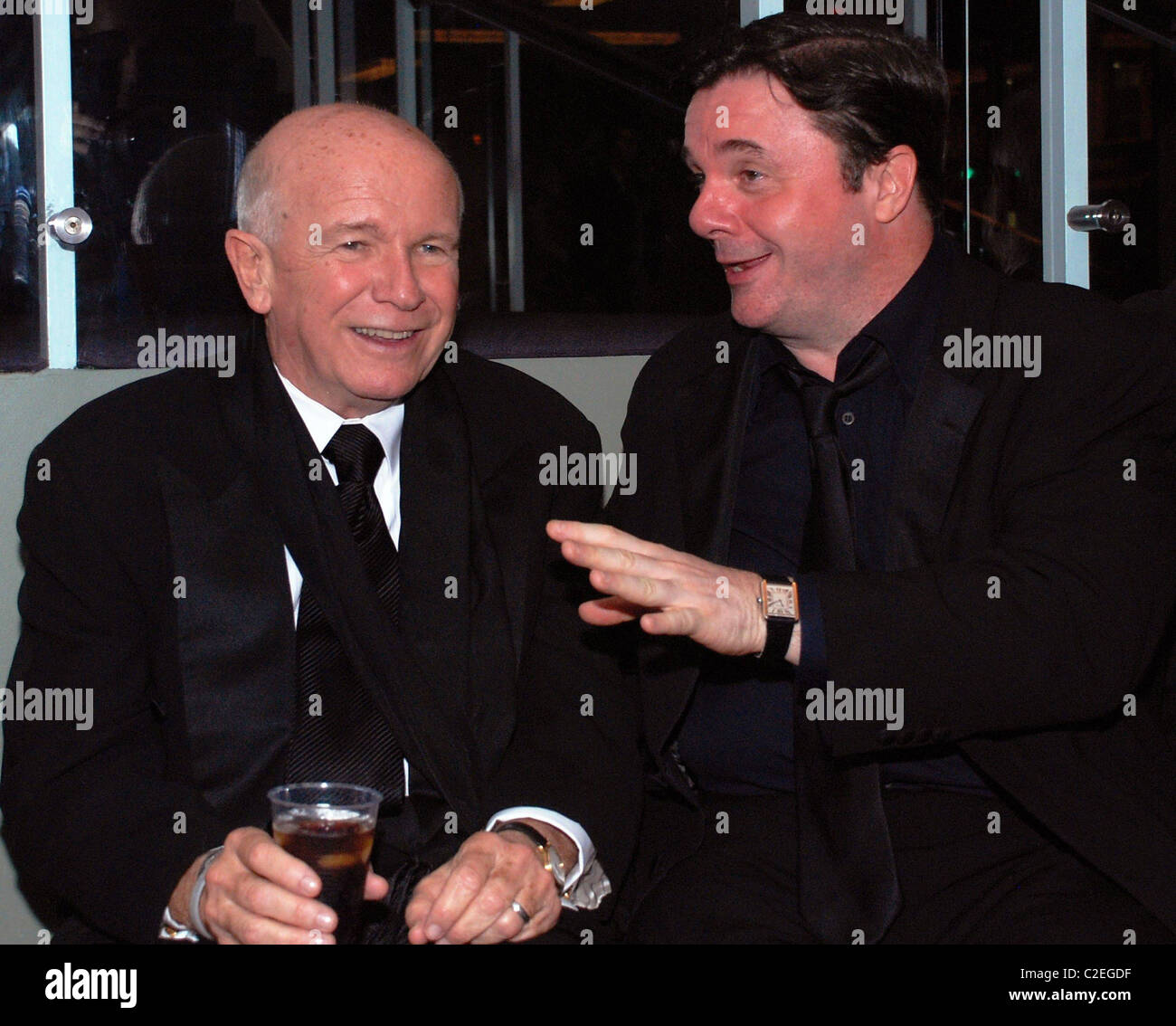 Terrence McNally und Nathan Lane Suzanne Roberts Theater Gala - Abend mit Terrence McNally Philadelphia zu öffnen, Stockfoto