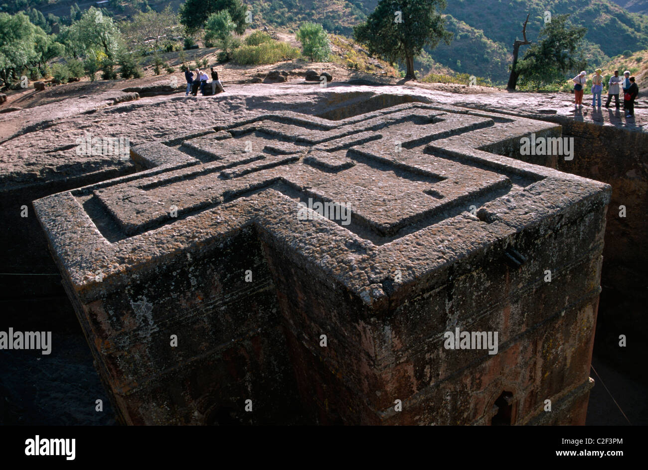 Lalibela Amhara Äthiopien Stockfoto