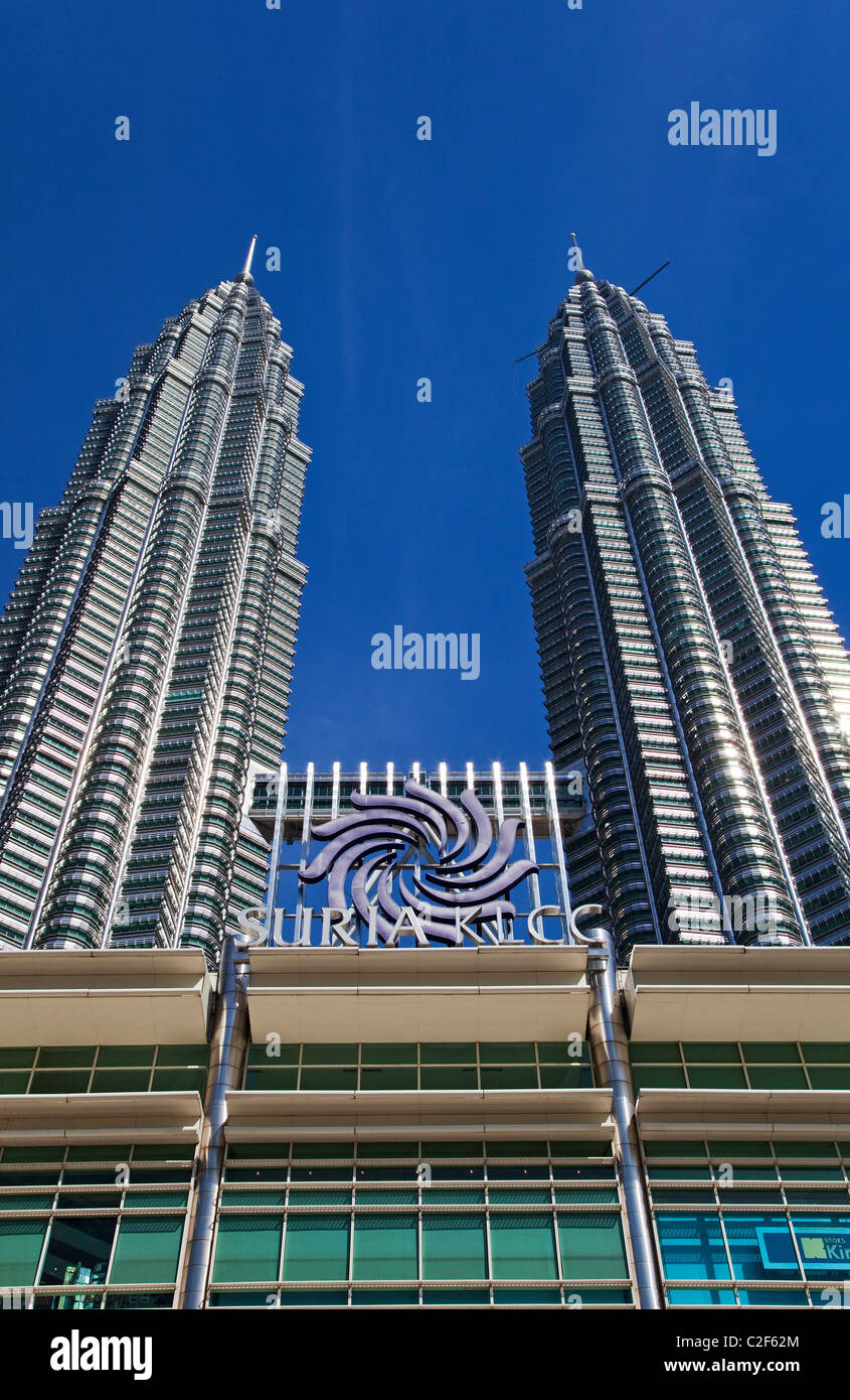 Die Petronas Towers, Kuala Lumpur Stockfoto