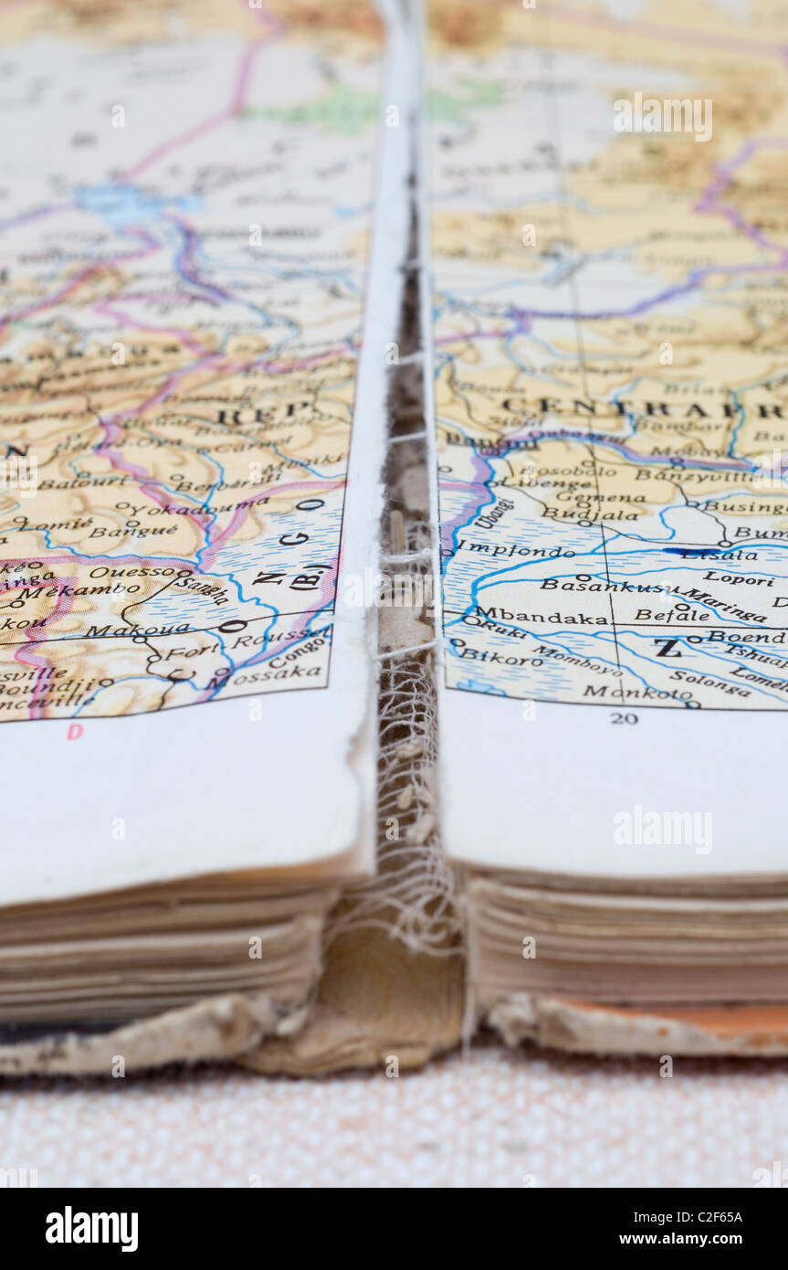 alten atlas Stockfoto