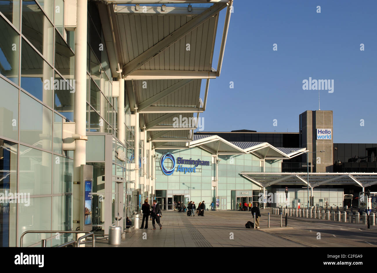 Birmingham Flughafen-terminal Gebäude, England, UK Stockfoto
