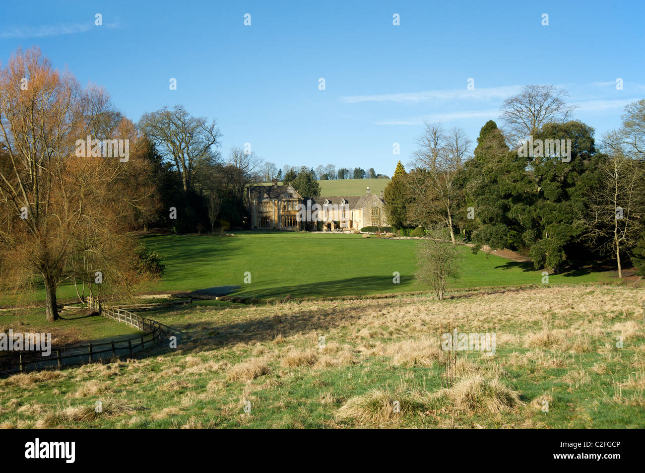 Die Lords of the Manor Hotel in Upper Slaughter, die Cotswolds, Gloucestershire, England, Vereinigtes Königreich Stockfoto