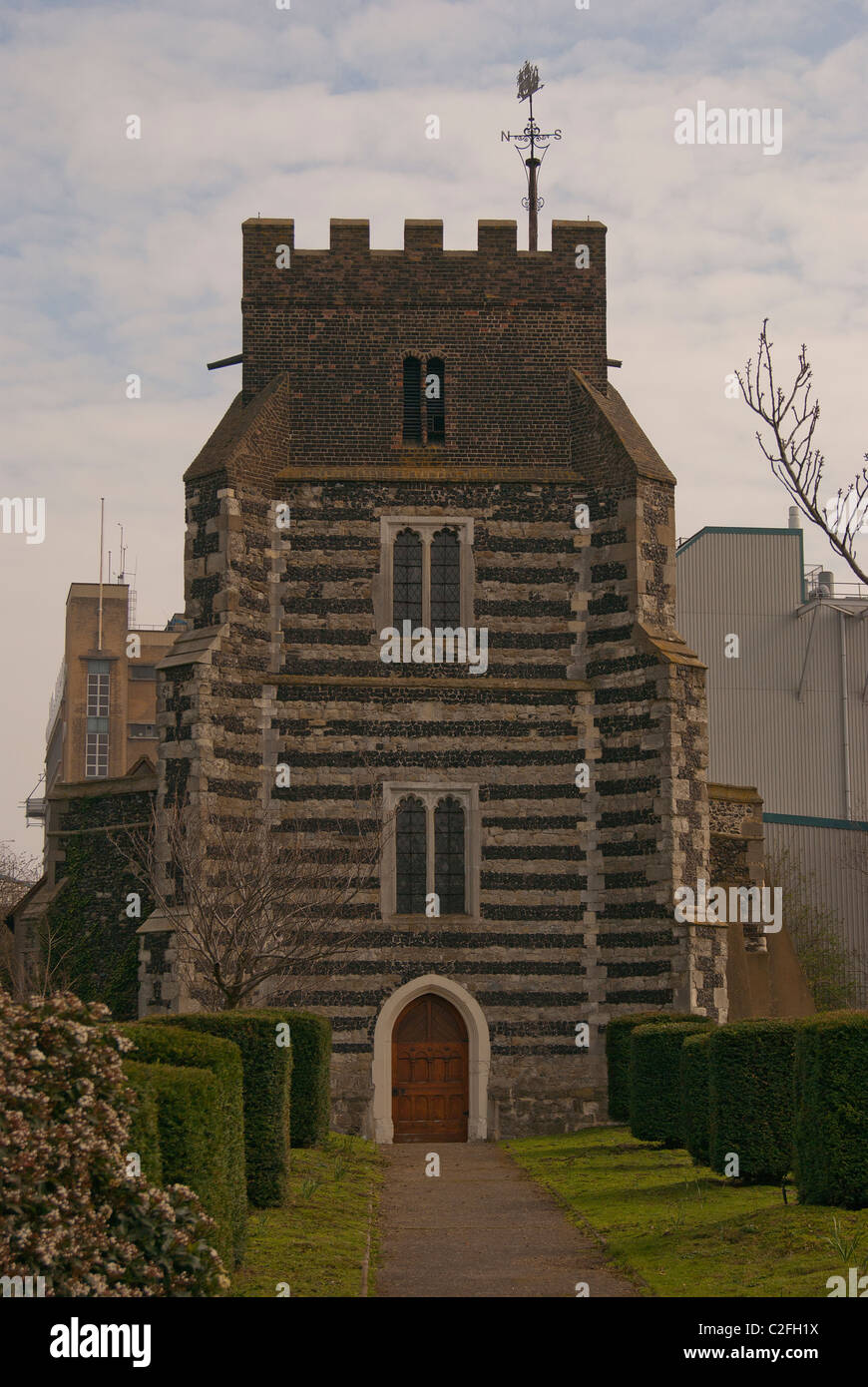 St. Clemens Kirche, West Thurrock, Essex Stockfoto