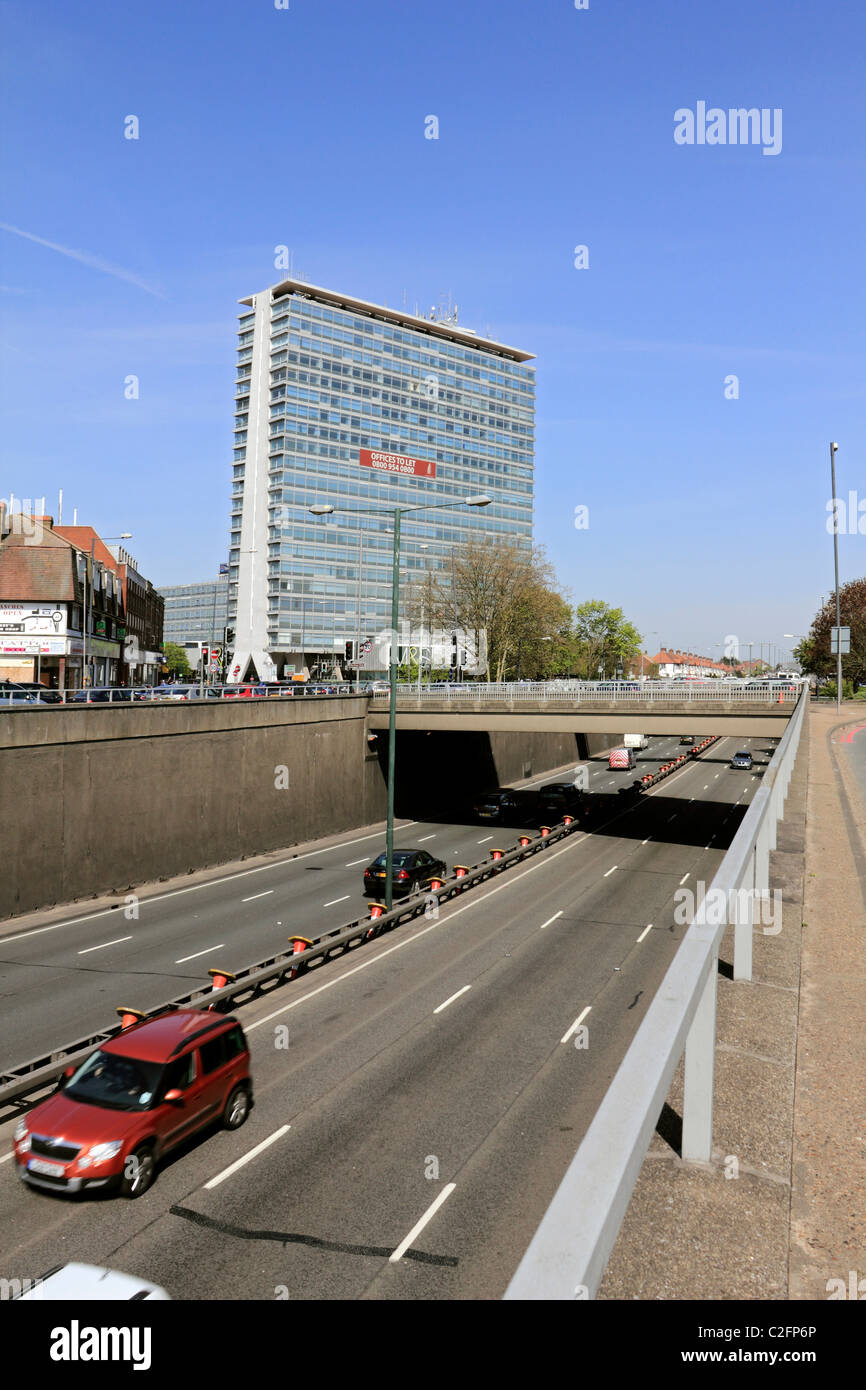Tolworth Turm, Surbiton, England, UK Stockfoto