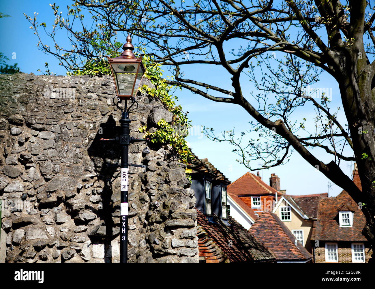 Eine typisch englischen Landschaft in Rochester, Kent Stockfoto