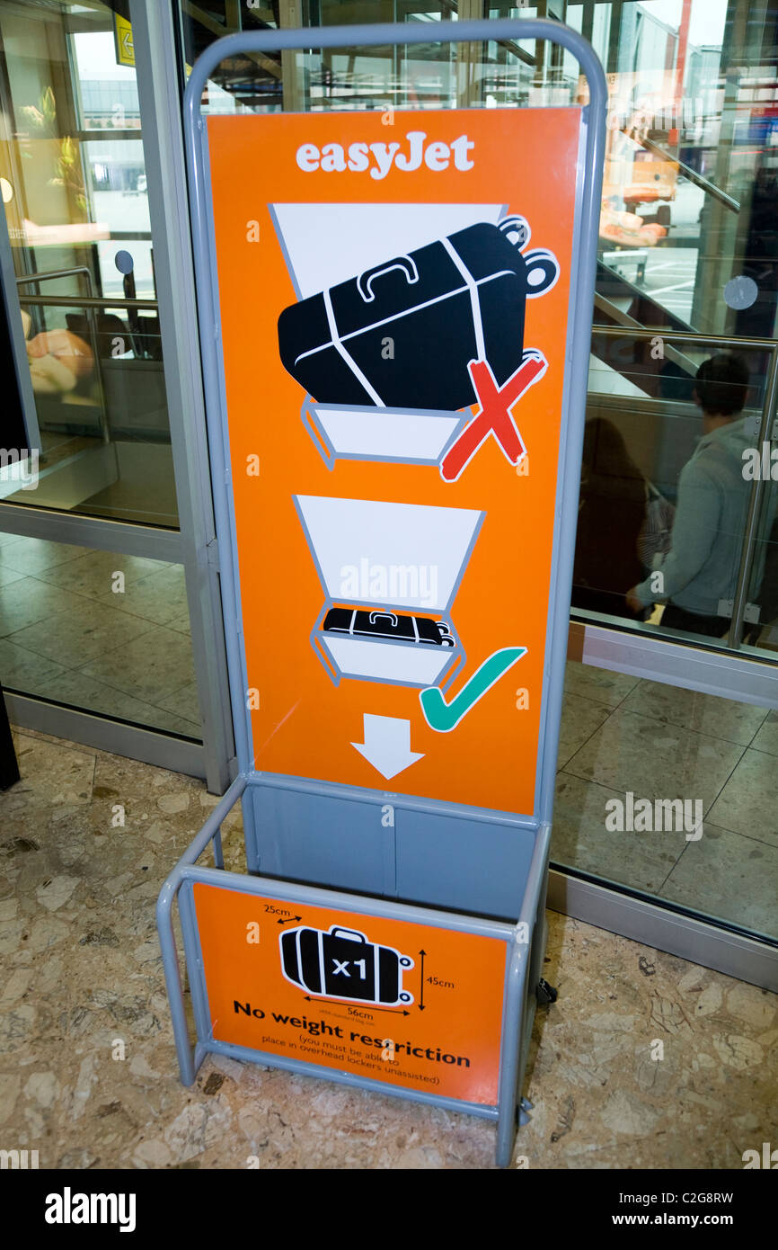 Easyjet Cabin Baggage Gauge IUCN Water