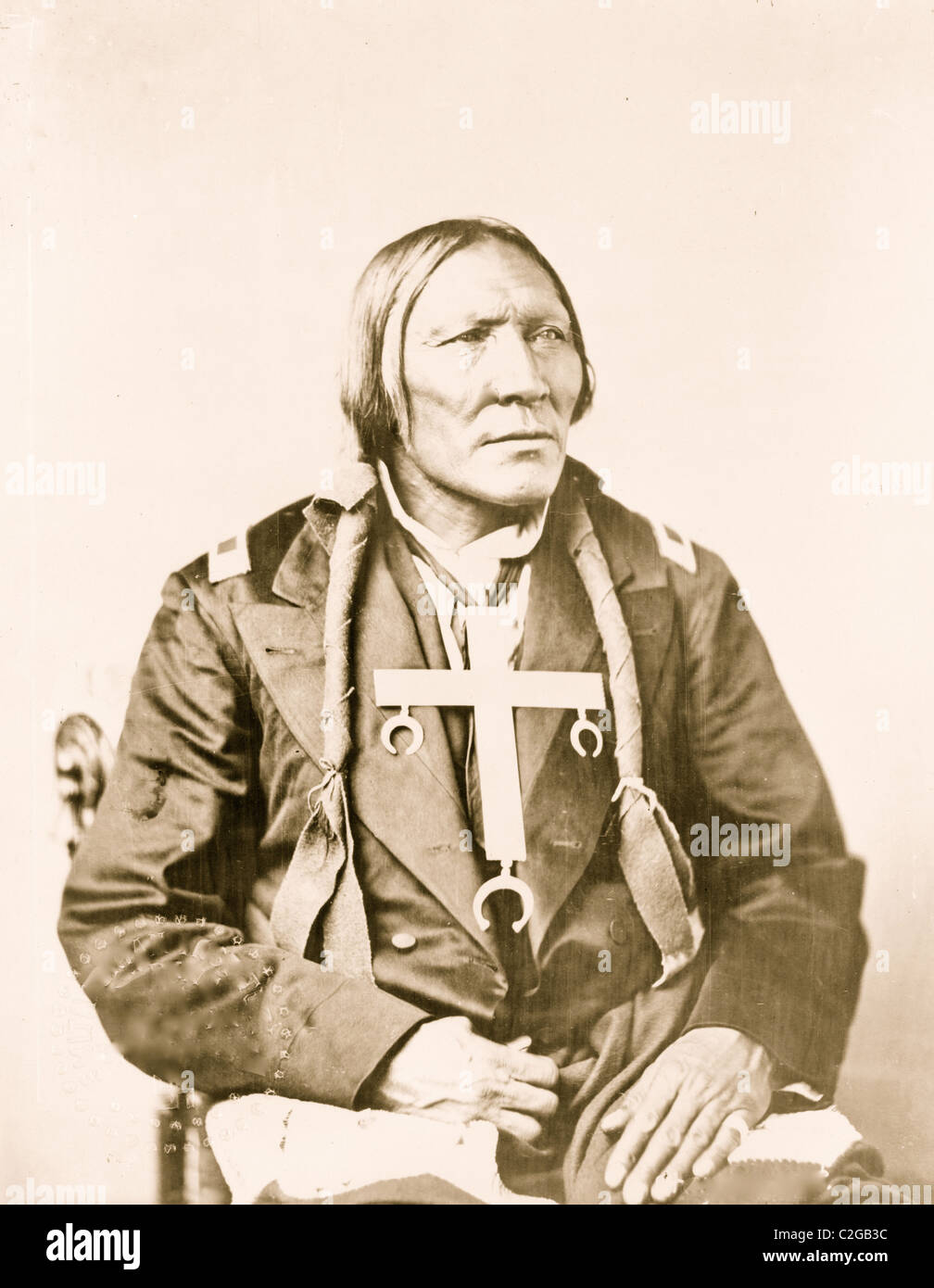Wenig Gewand, Cheyenne Indianer Stockfoto
