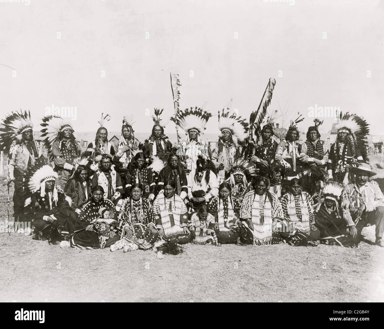 Sioux-Indianer--Pine Ridge S.D. " Stockfoto