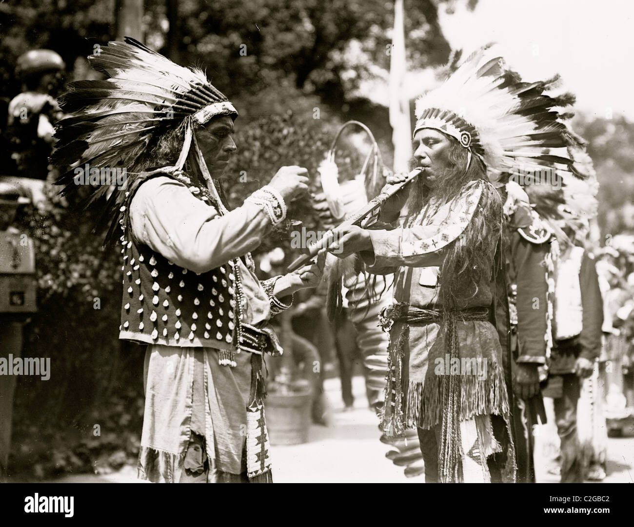 Indianer in N.Y. 4. Juli parade Stockfoto