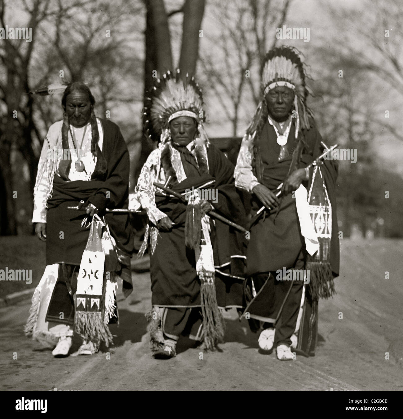 Häuptlinge der Cheyenne, Stockfoto