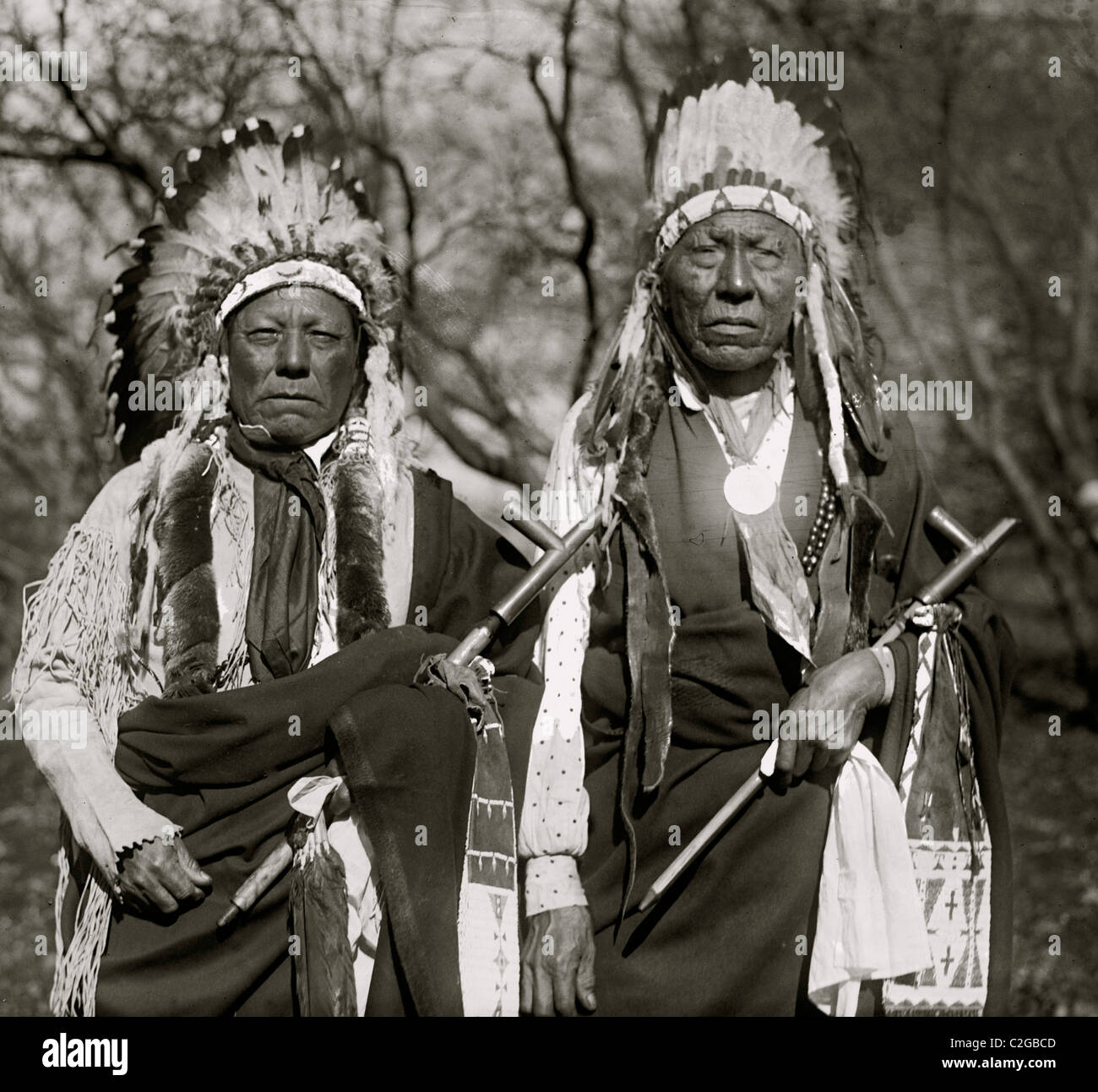 Häuptlinge der Cheyenne, Stockfoto