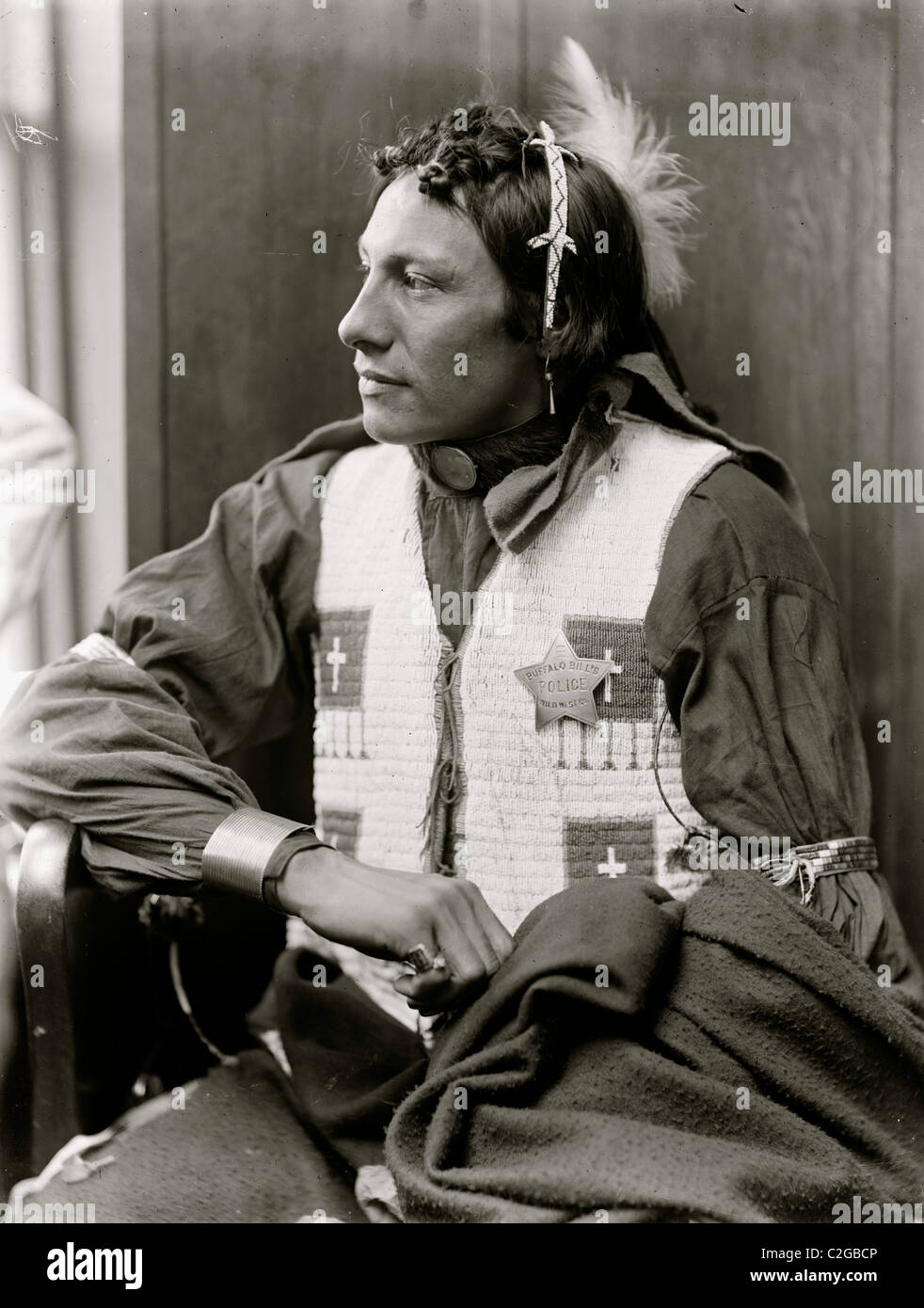 Buffalo Bill American Indian portrait Stockfoto