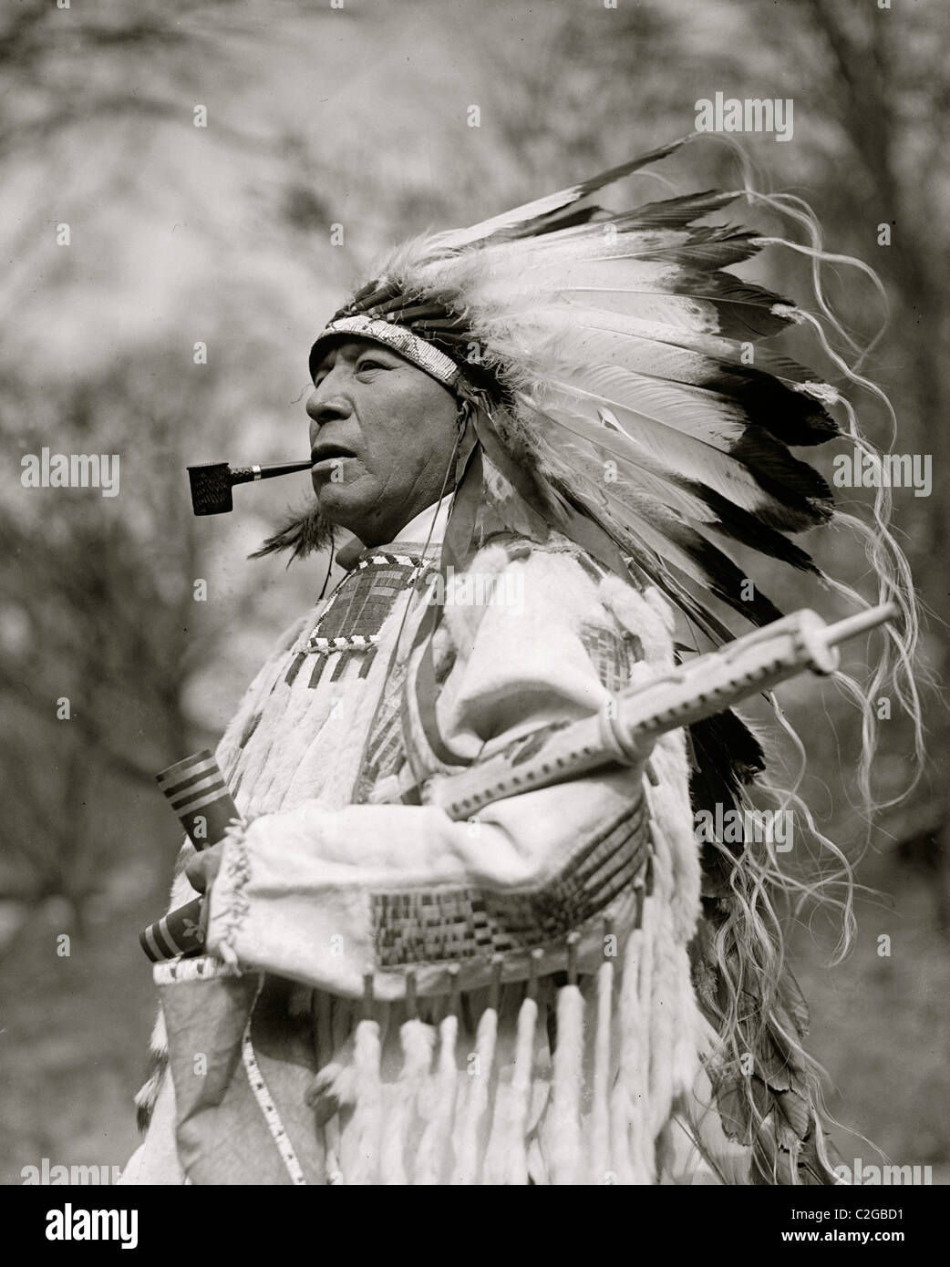 Chief Wirbelwind Soldat von Rosebud Reservation, S.D. Stockfoto