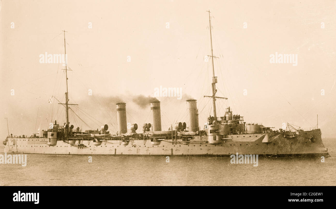 Russisches Schlachtschiff OLEG Stockfoto