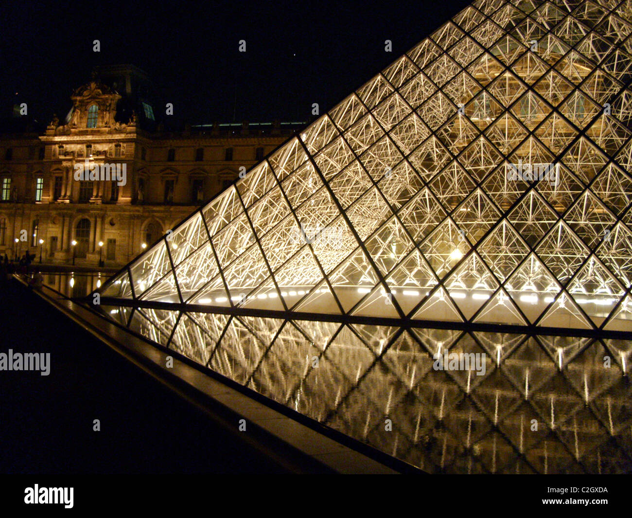 Louvre museum in Paris Frankreich Stockfoto