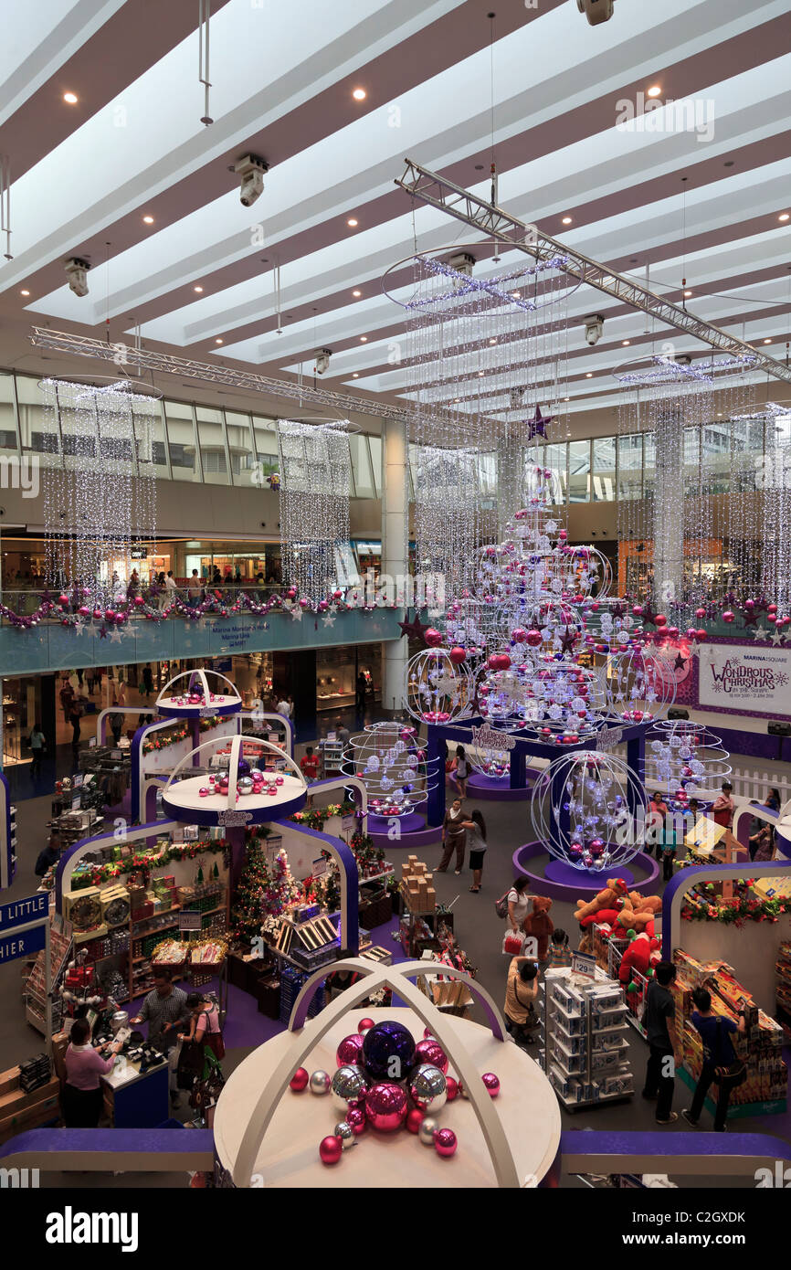 Singapur, Marina City Shopping Mall Stockfoto