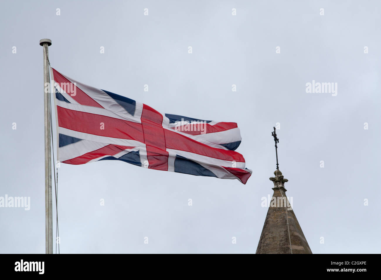 Union Jack, britische Nationalflagge Stockfoto