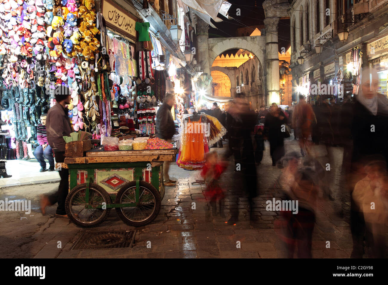 Souk Al Hamidiyeh, Damaskus, Syrien Stockfoto