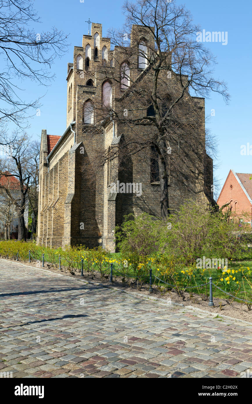 Dorfkirche, alt Marzahn / Dorfkirche Alt Marzahn, Marzahn-Hellersdorf, Berlin, Deutschland Stockfoto