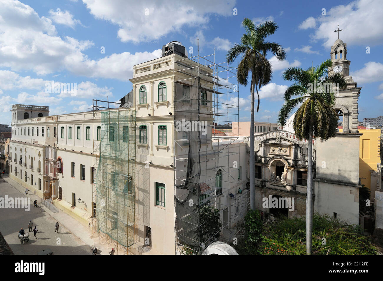 Havanna. Kuba. Iglesia y Convento de Nuestra Señora de Belen (Kirche und Kloster Unserer Lieben Frau von Bethlehem), Habana Vieja/Altstadt Havannas. Stockfoto