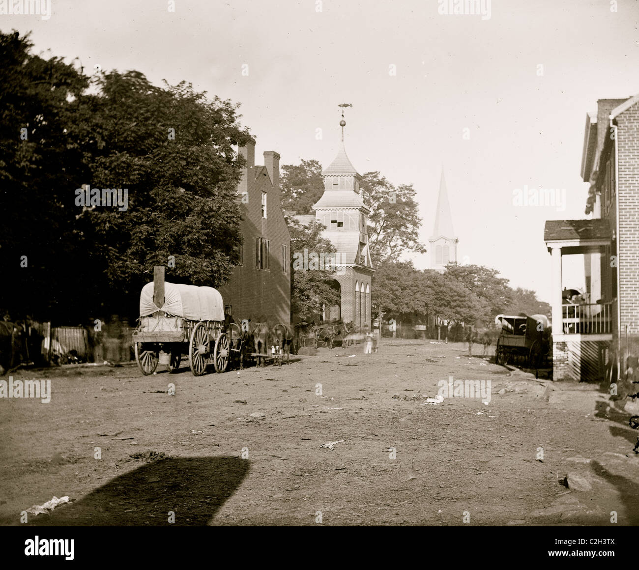 Culpeper Court House, Virginia Street scene Stockfoto