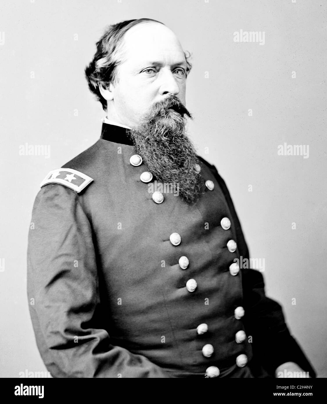 James Brewerton Ricketts war Berufsoffizier in der United States Army während des amerikanischen Bürgerkriegs. Stockfoto