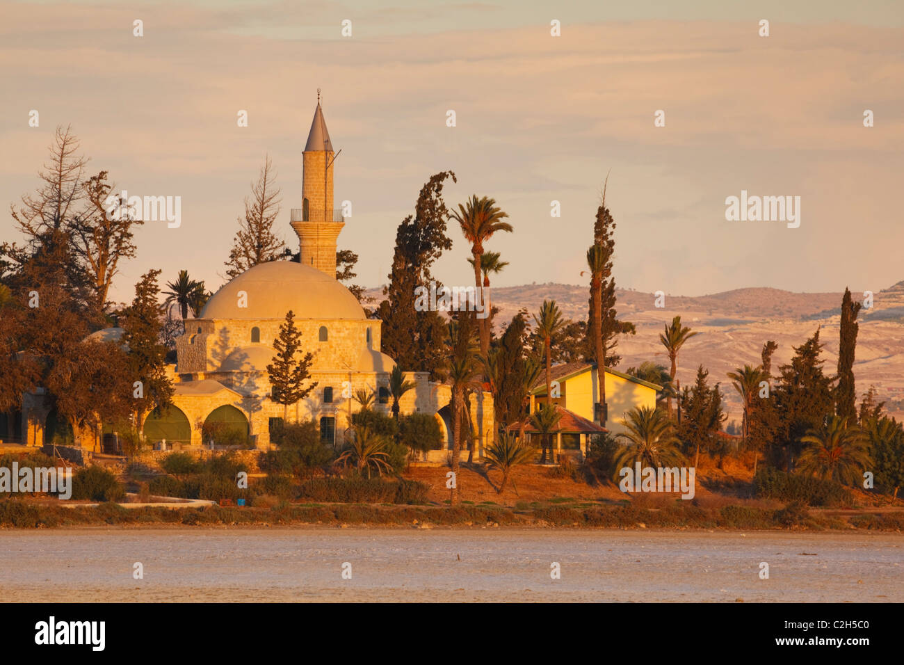 Hala Sultan Tekke, Larnaca, Zypern. Stockfoto