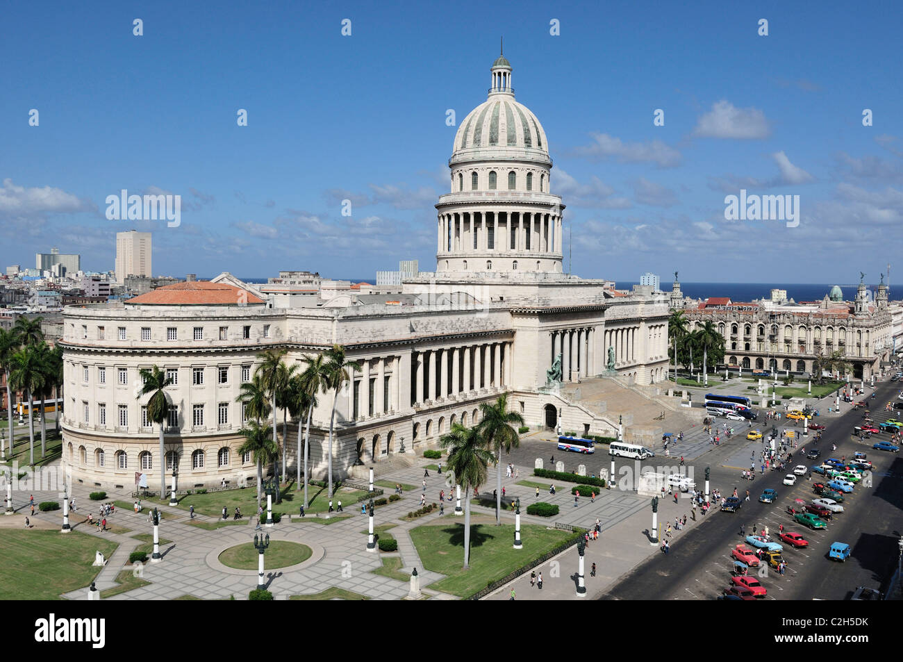 Havanna. Kuba. El Capitolio / Capitol Building. Stockfoto