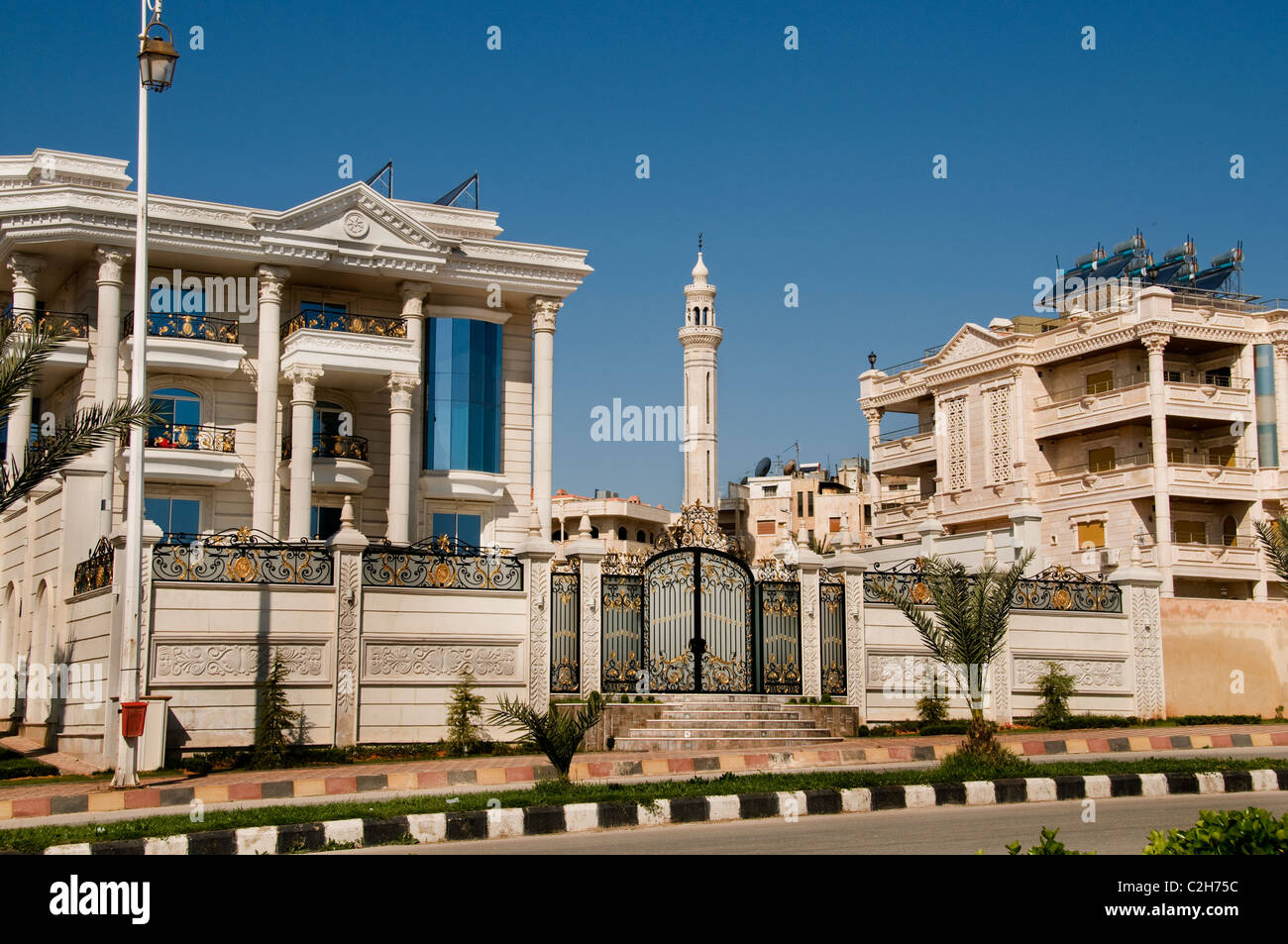 Hama Syrien teure Haus Villa wohlhabenden Familie Stockfoto