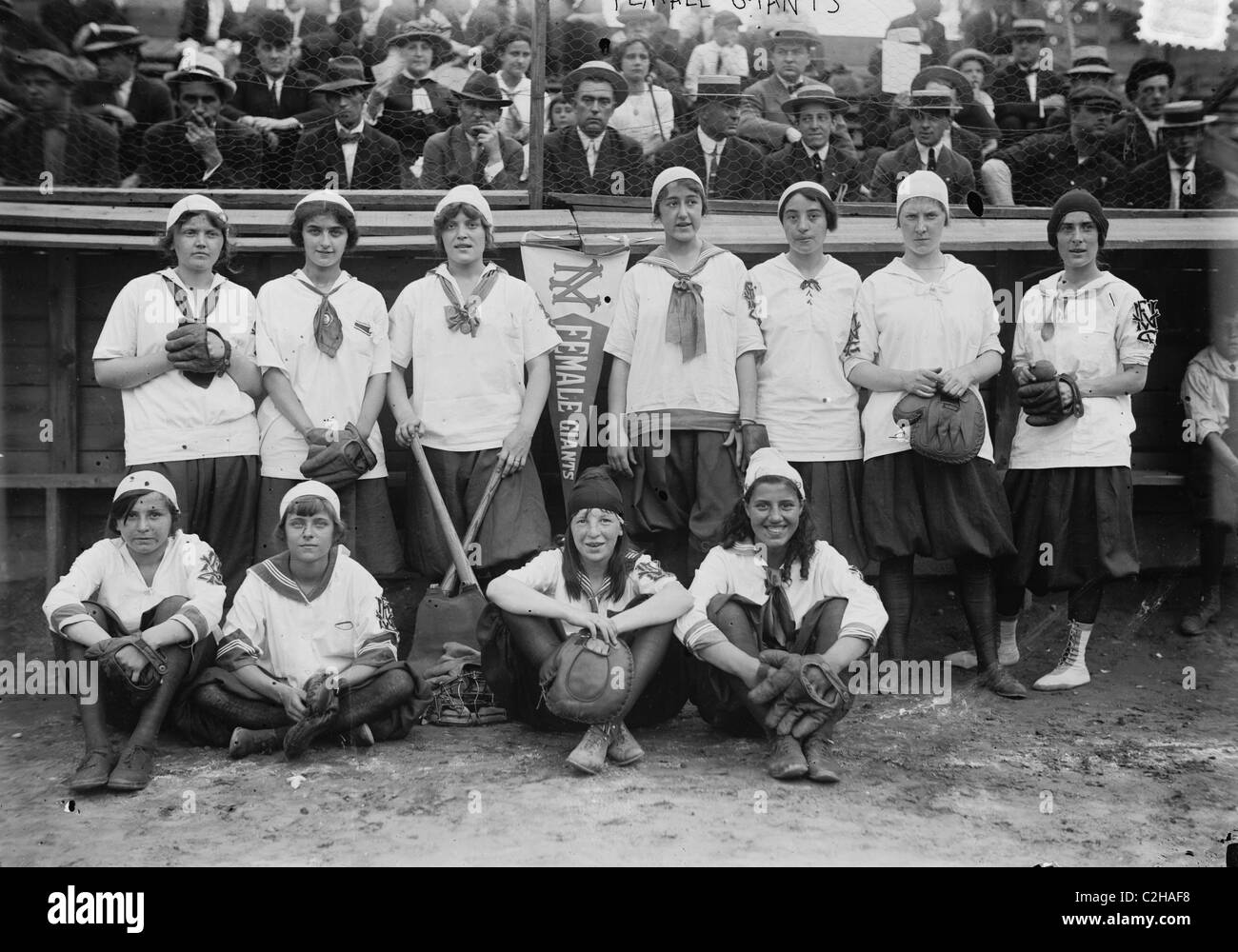 New York weibliche Riesen Stockfoto