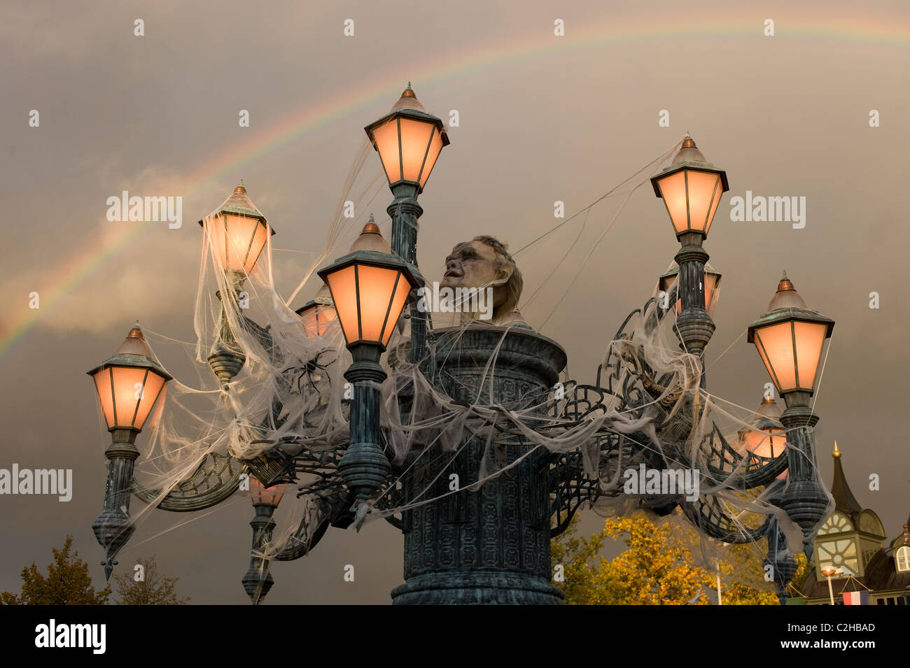 Halloween im Europa Park Rust, Deutschland Stockfoto